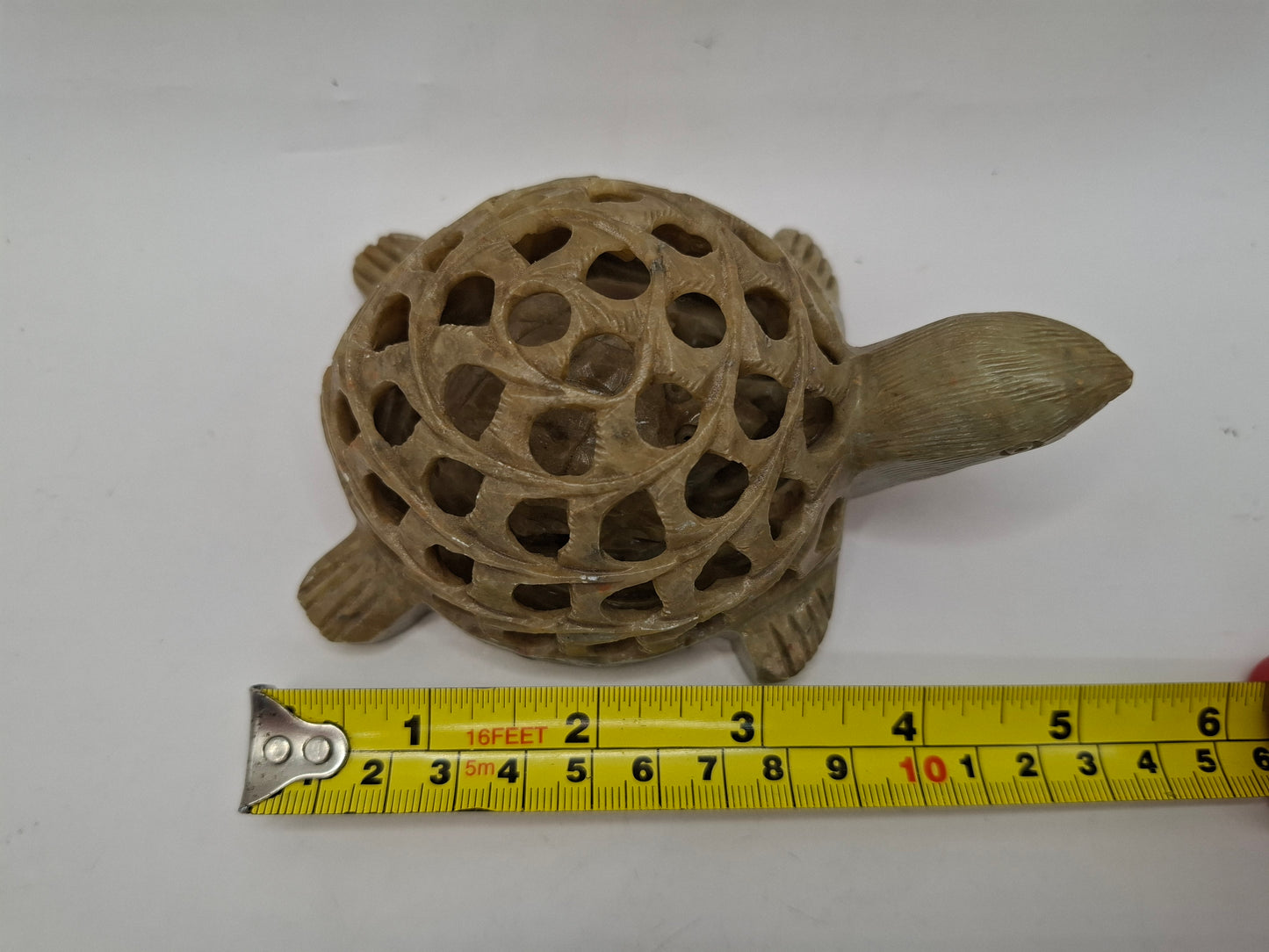 Pregnant Turtle Carving