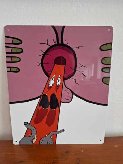 Noah's Arse Wall Sign