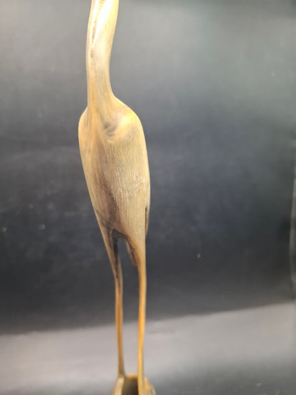 Bigger Mounted Bird Horn Carving (UK Only)