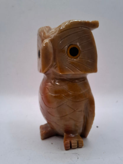 Soapstone Owl Carving