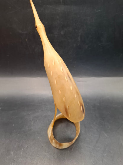 Bird Horn Carving (UK Only)