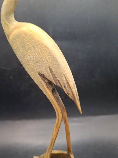 Bigger Mounted Bird Horn Carving (UK Only)