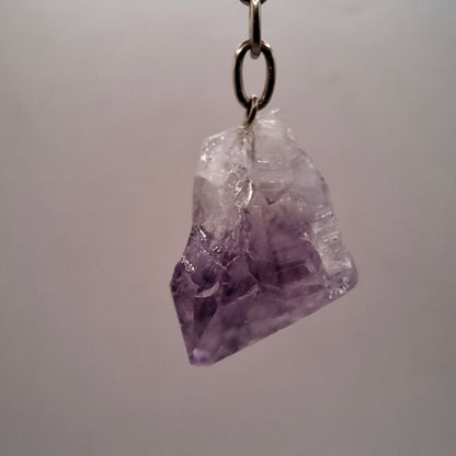 Amethyst Gem Keyring