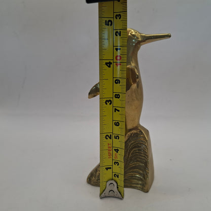 Standing Metal Dolphin