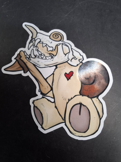 Deaddy Bear Sticker