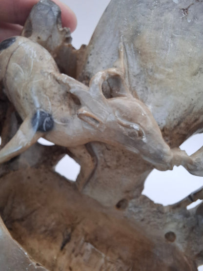 Big Soapstone Carving