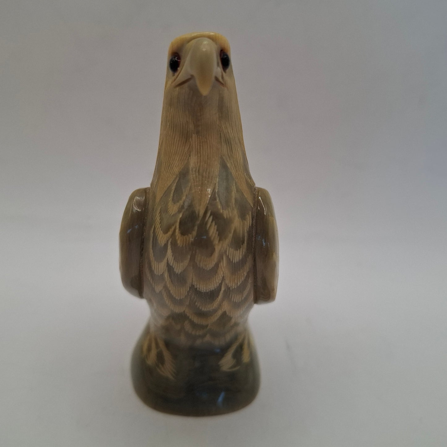 Horn Carving Of An Eagle