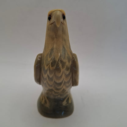 Horn Carving Of An Eagle