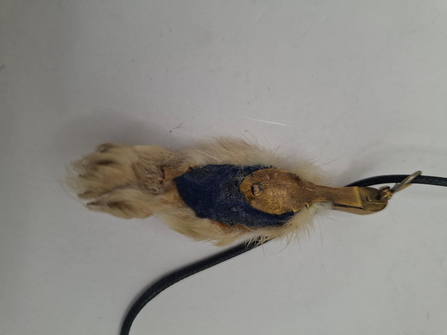 Antique feet necklace