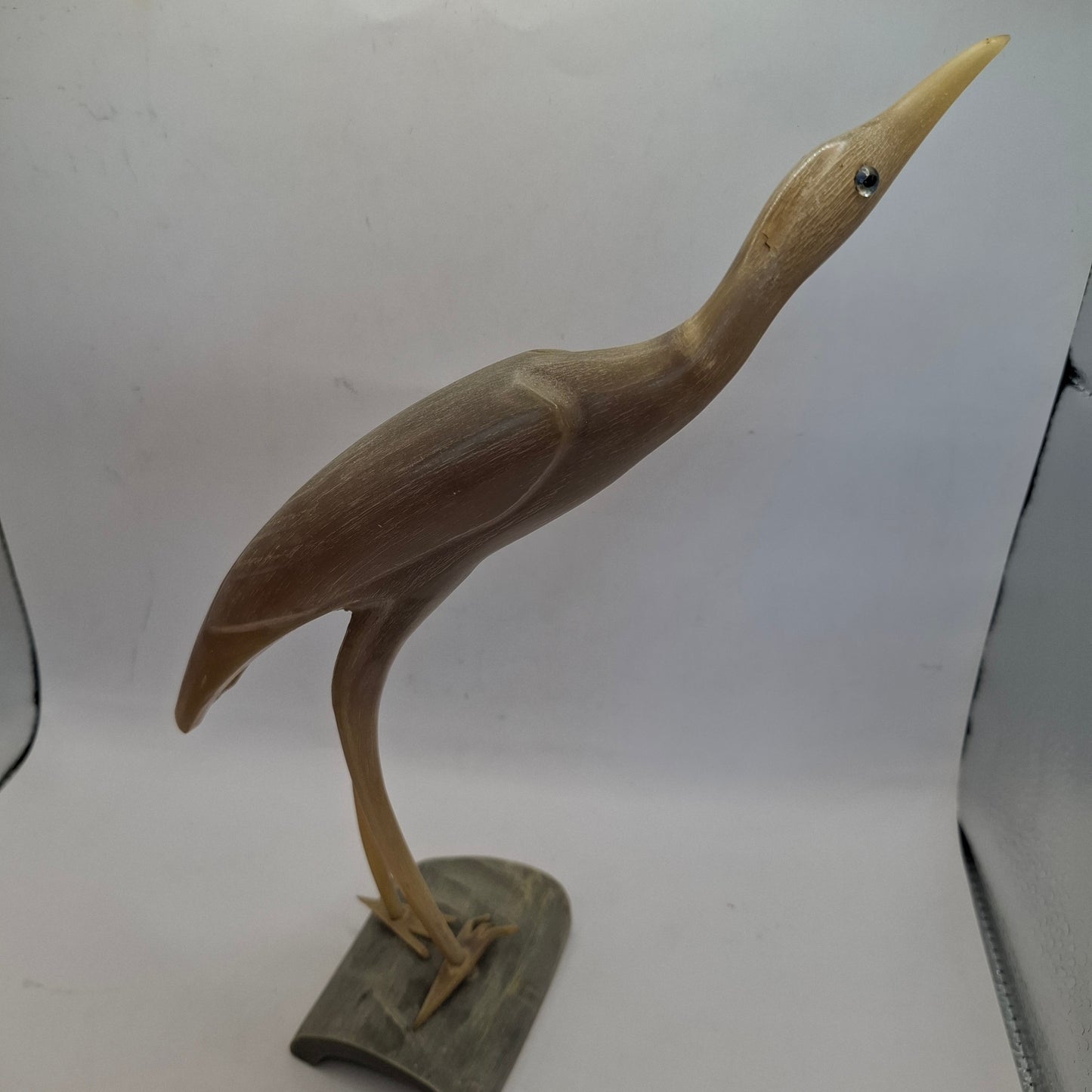 Horn Carved Into A Bird