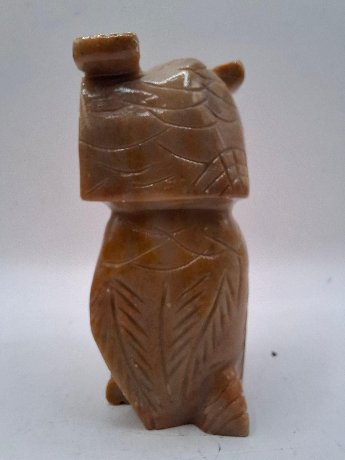 Soapstone Owl Carving