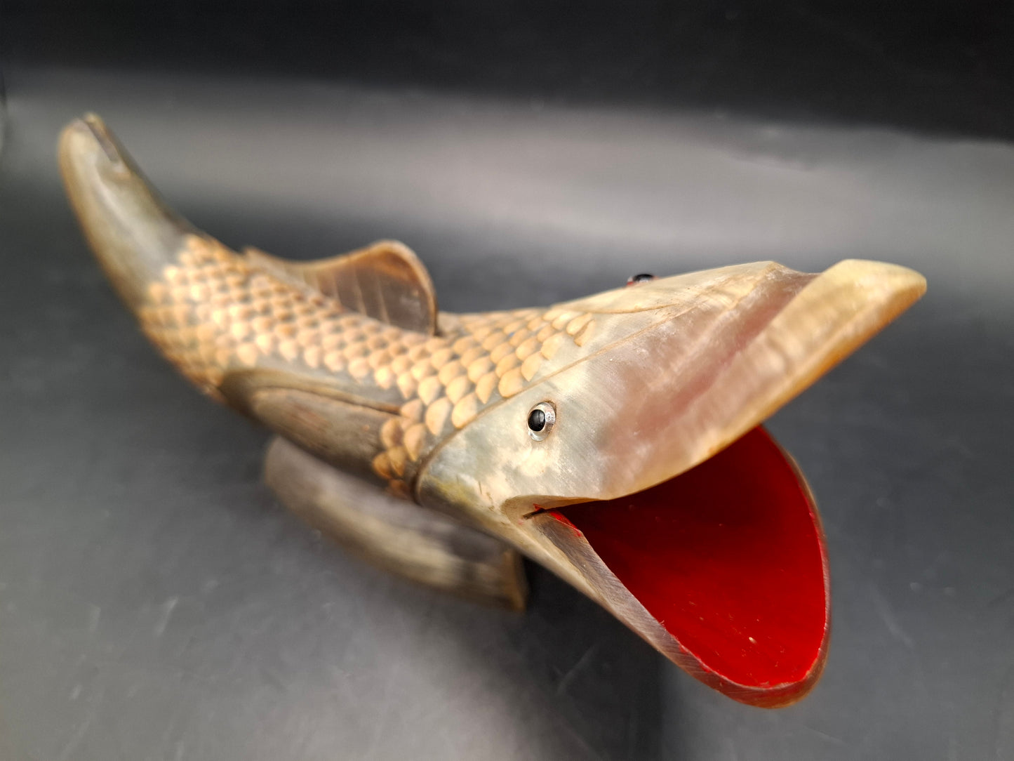 Fish Horn Carving (UK Only)