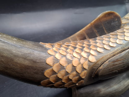 Fish Horn Carving (UK Only)