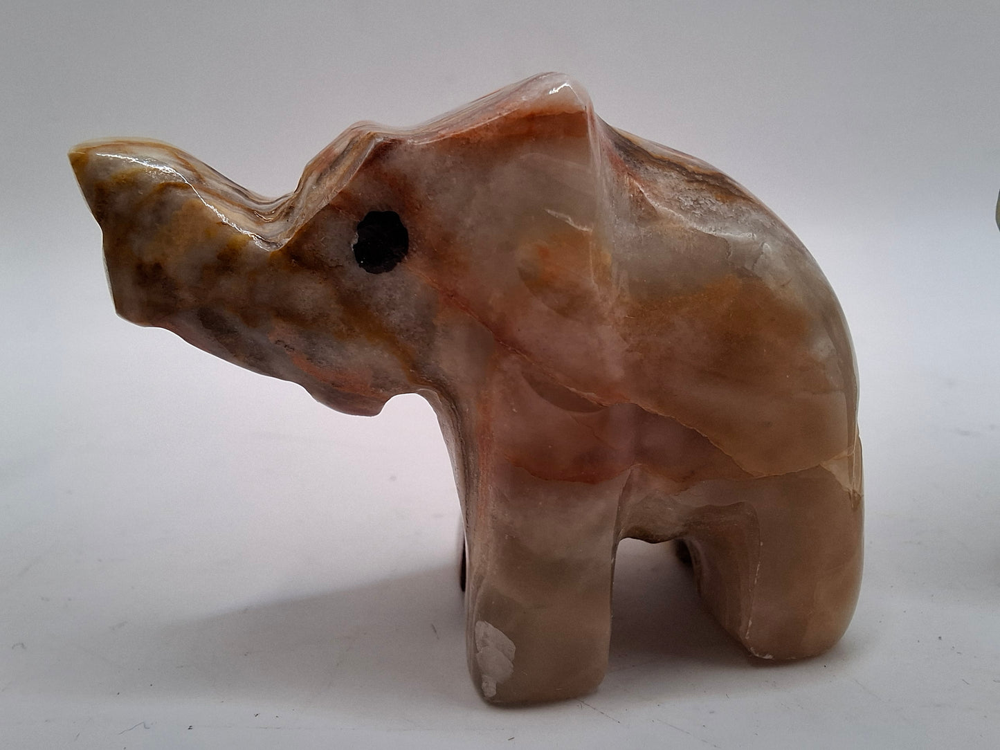 Onyx Elephant Carving