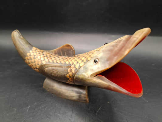 Fish Horn Carving (UK Only)