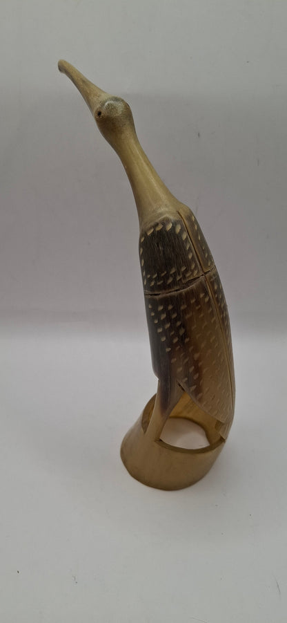 Bird Horn Carving (UK Only)