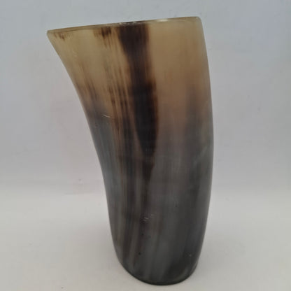 Horn Carved Into A Pot