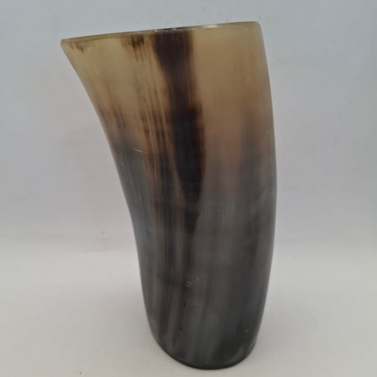 Horn Carved Into A Pot