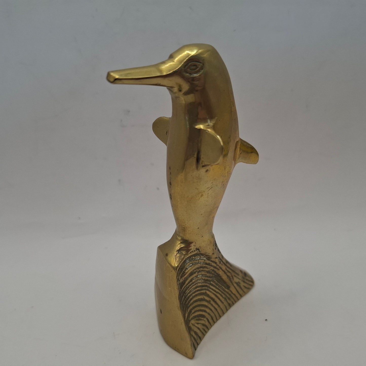 Standing Metal Dolphin