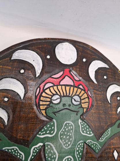Chilled Out Frog Plaque