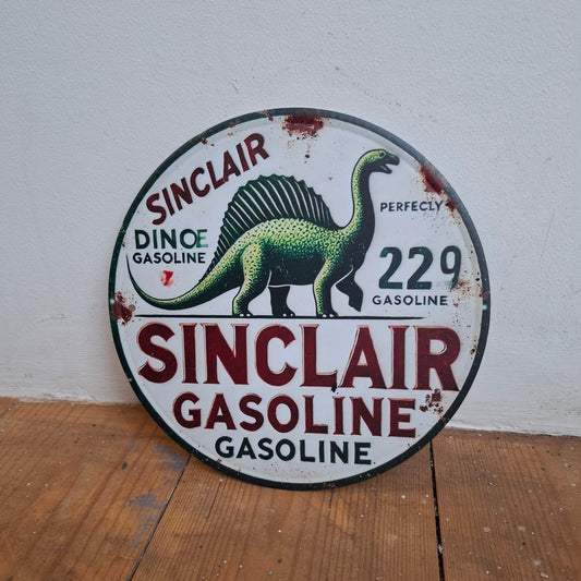 Dinosaur Gasoline Sign