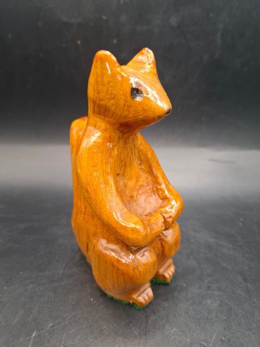 Squirrel Carving