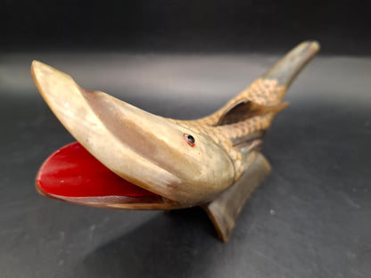 Fish Horn Carving (UK Only)