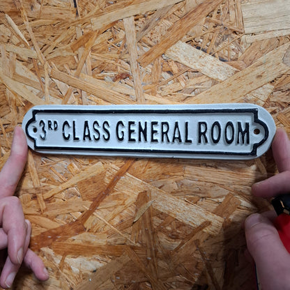 3rd Class General Room Sign