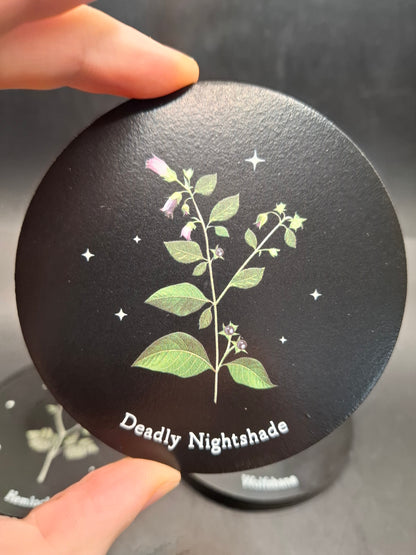 Poisonous Plant Coaster Set