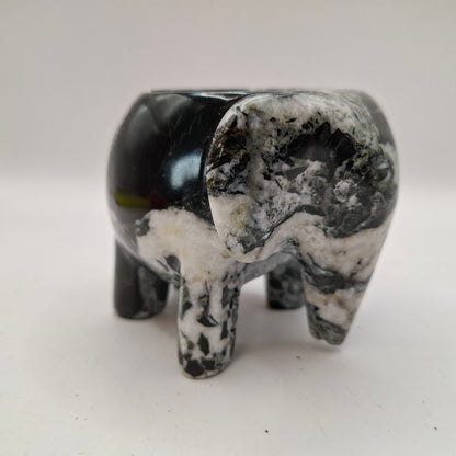 Carved Elephant Tealight Holder