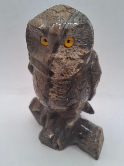 Dark Owl Carving