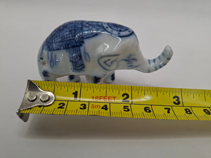 Blue & White Animals
