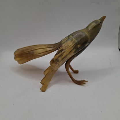 Horn Carving Of a Bird More Toes Missing (UK Only)