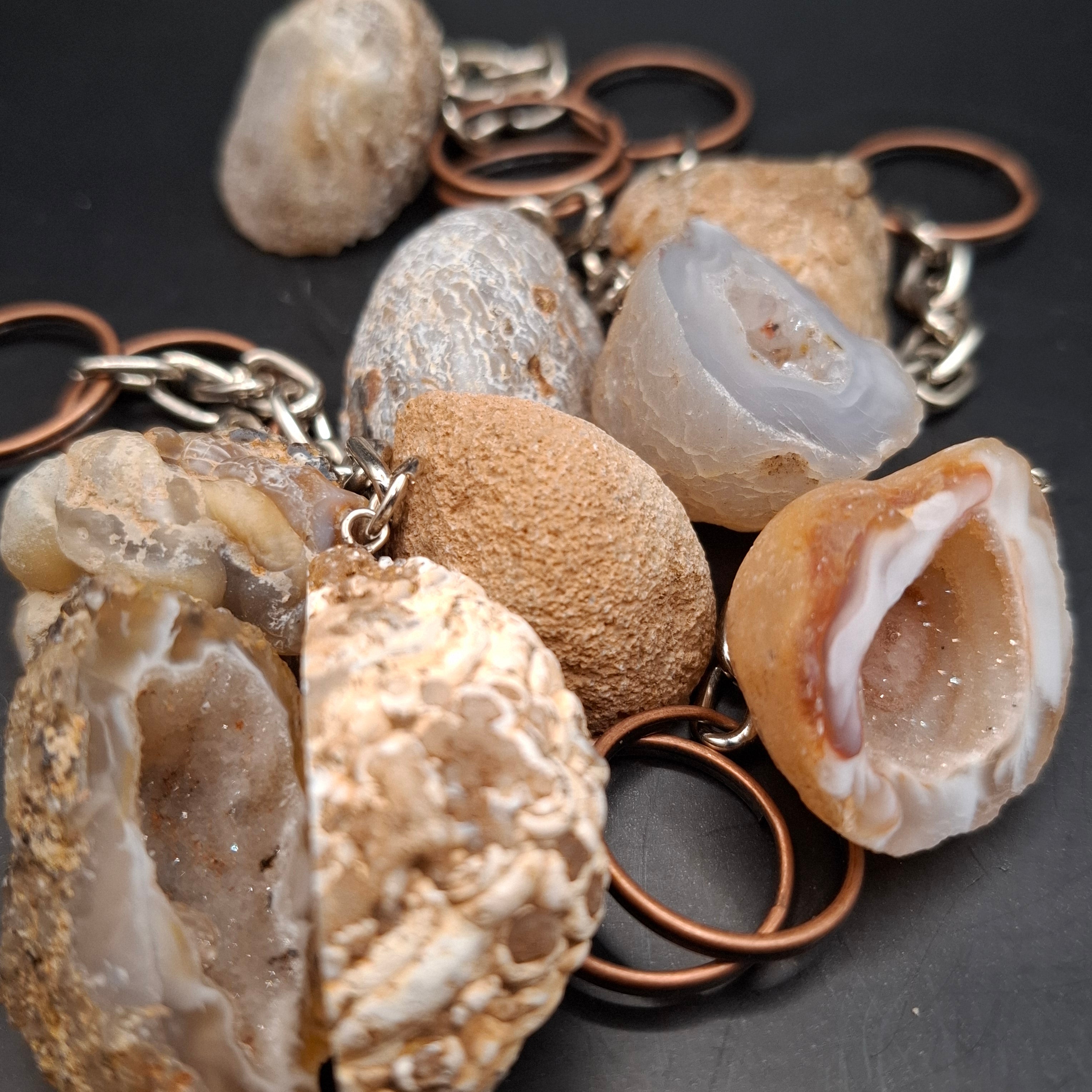 Geode Keyring – The World Around Ewe
