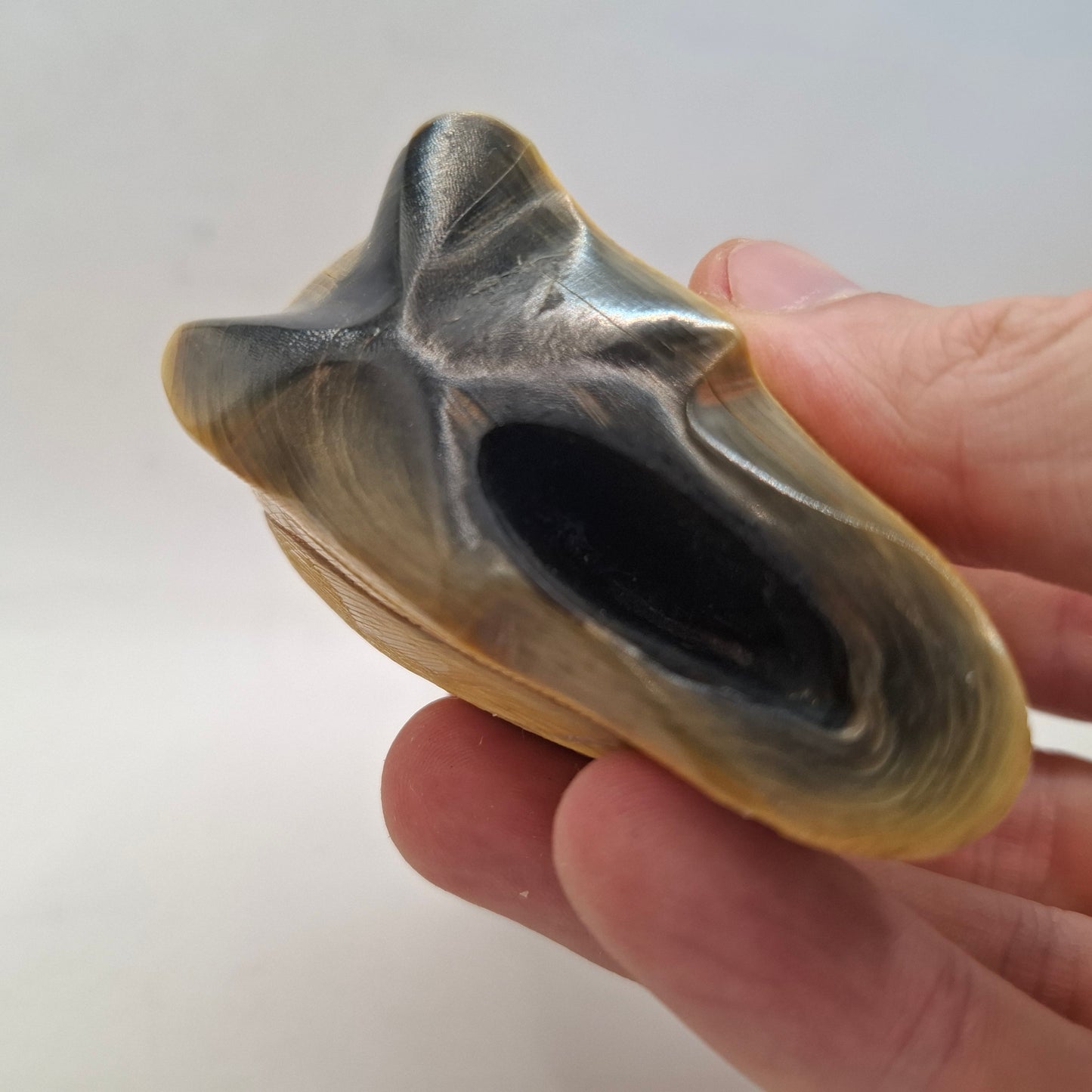 Horn Carving Of A Goose