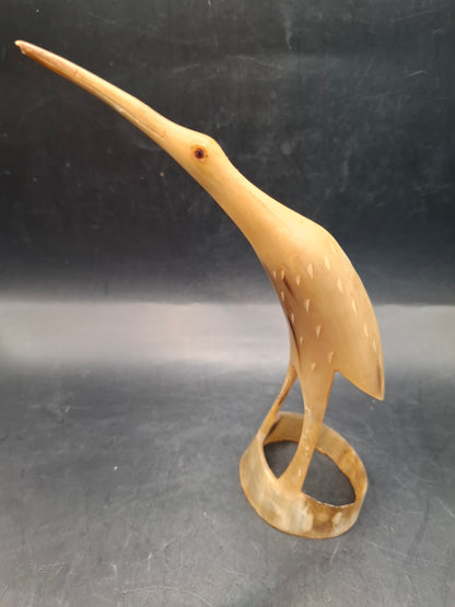 Bird Horn Carving (UK Only)