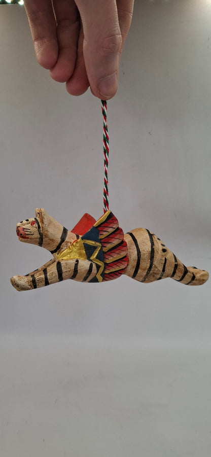 Festive Cat With Wings