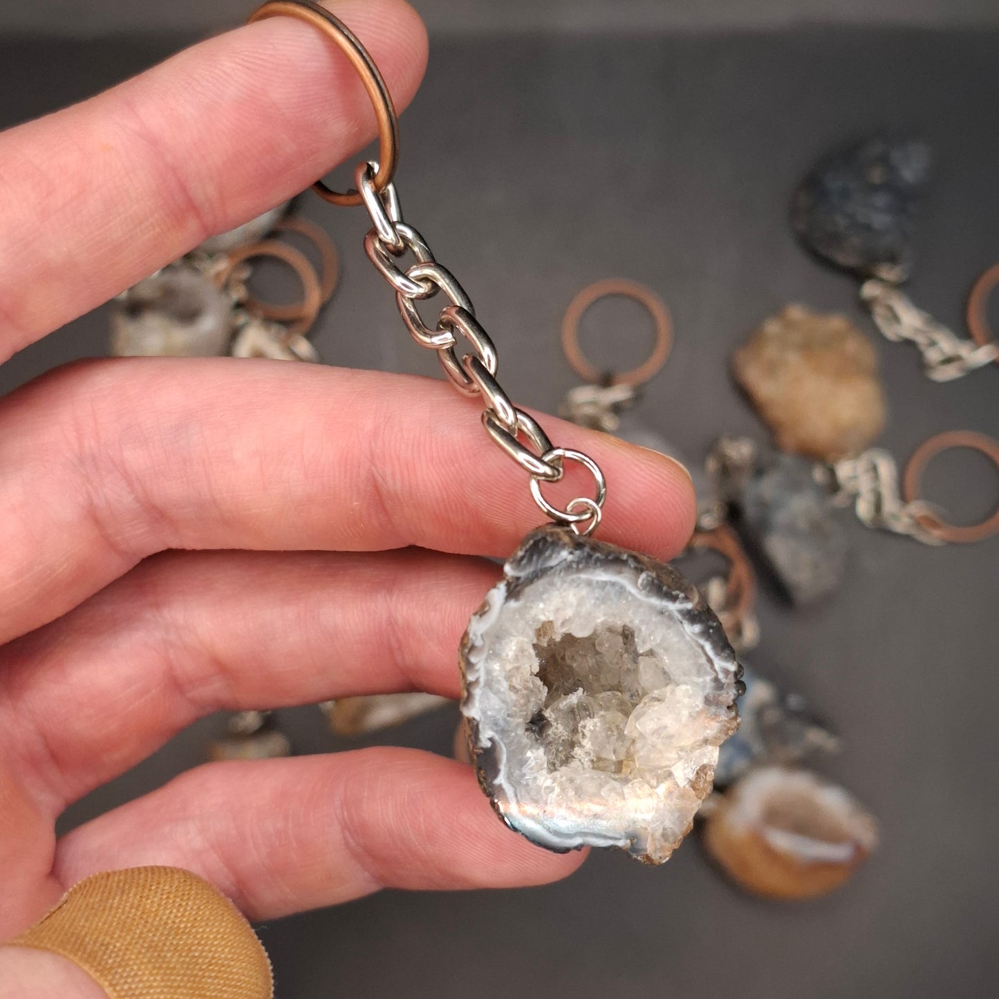 Geode Keyring