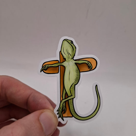 Jesus Lizard Sticker