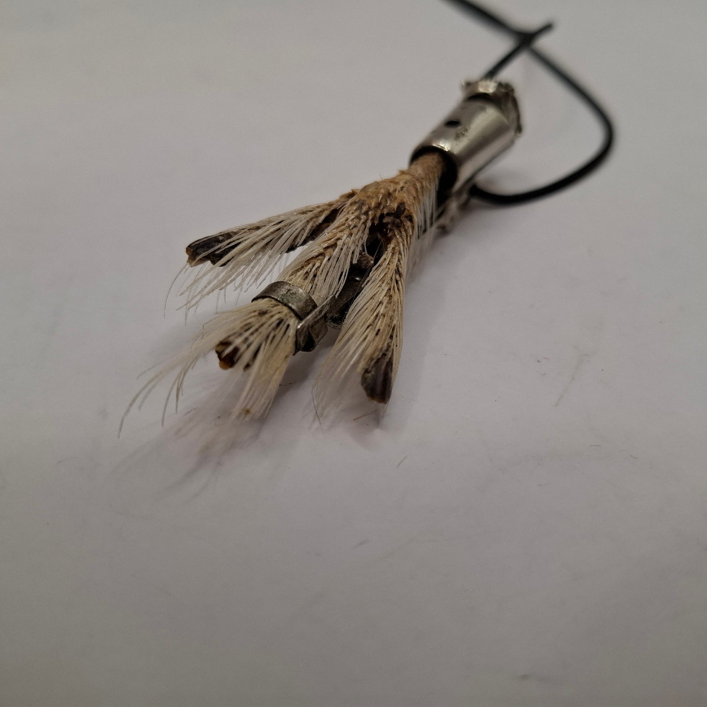 Antique feet necklace