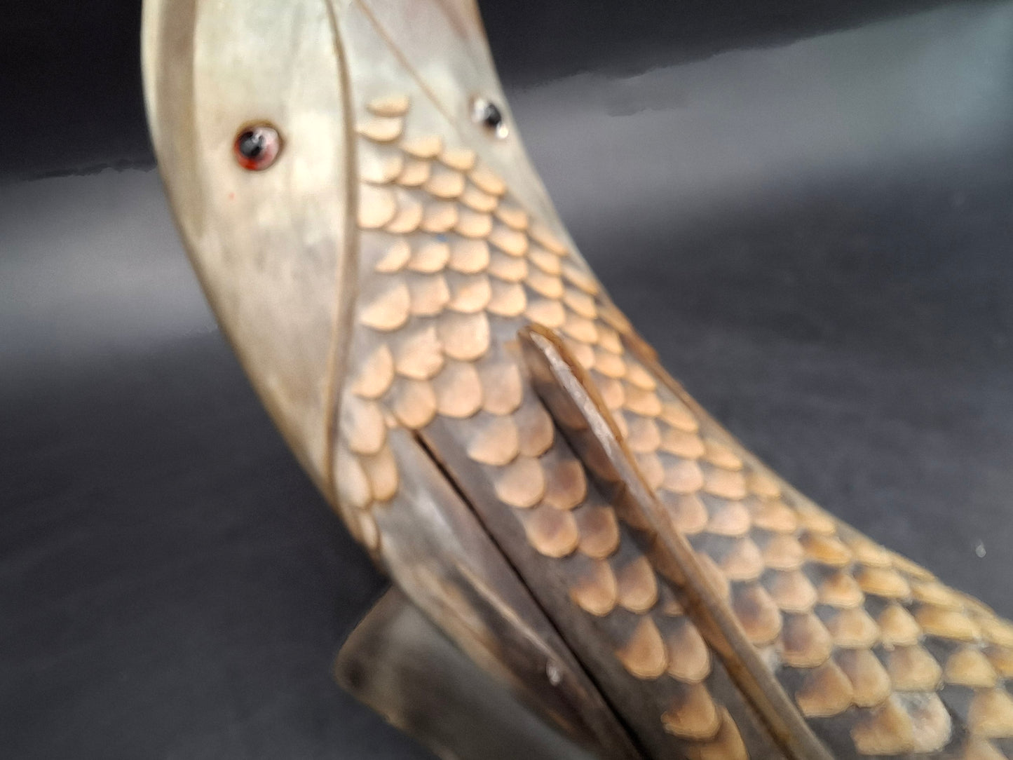 Fish Horn Carving (UK Only)
