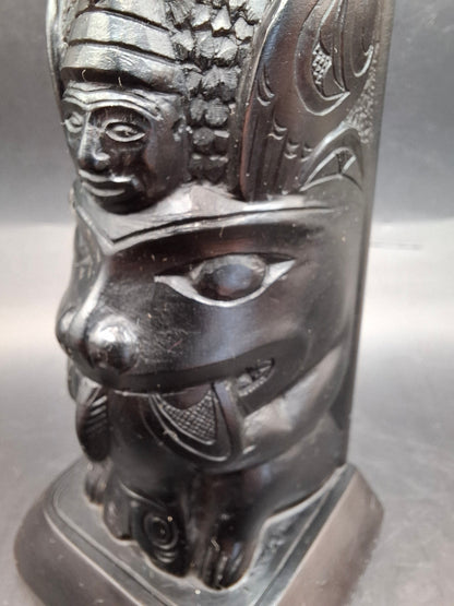 Canadian Frog Topped Totem