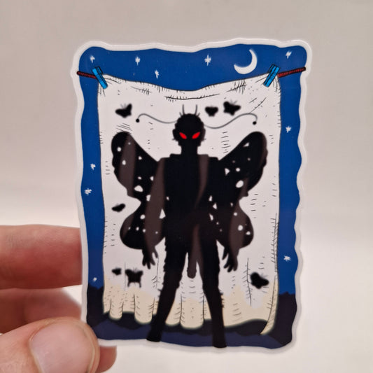 Mothman With His Cock Out Sticker
