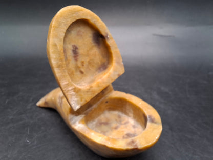 Whale Box Carving
