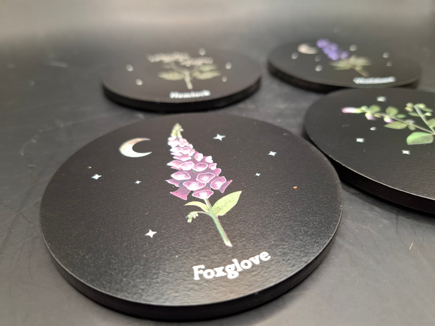 Poisonous Plant Coaster Set