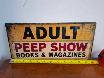 Peep Show Sign