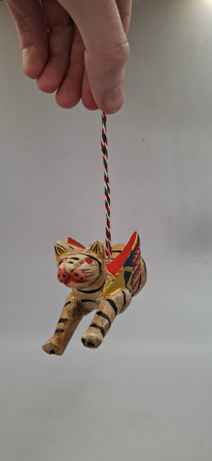 Festive Cat With Wings