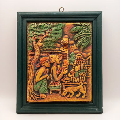 Framed Ceramic Tile