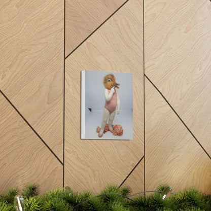 Girl With A Duck Canvas