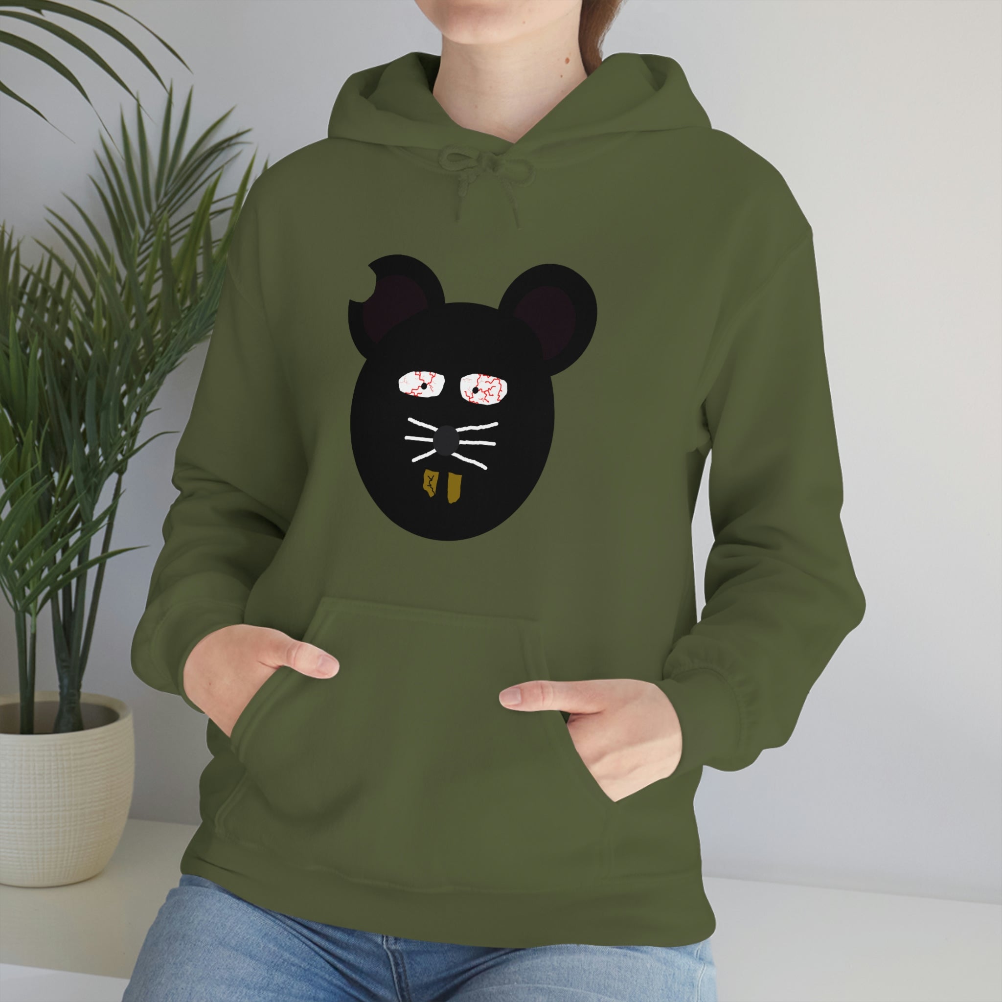 Cracked Out Mouse Hoodie